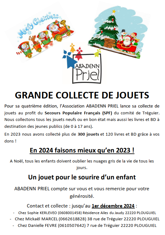 2024 AFFICHE COLLECTE JOUETS